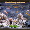 2 PCS Broken Barrel Aquarium Decorations, Caves Hide Hut Fish