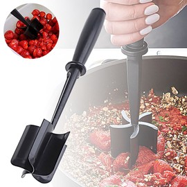 Meat Chopper Ground Beef Masher Heat Resistant Meat Masher Hamburger Chopper ET