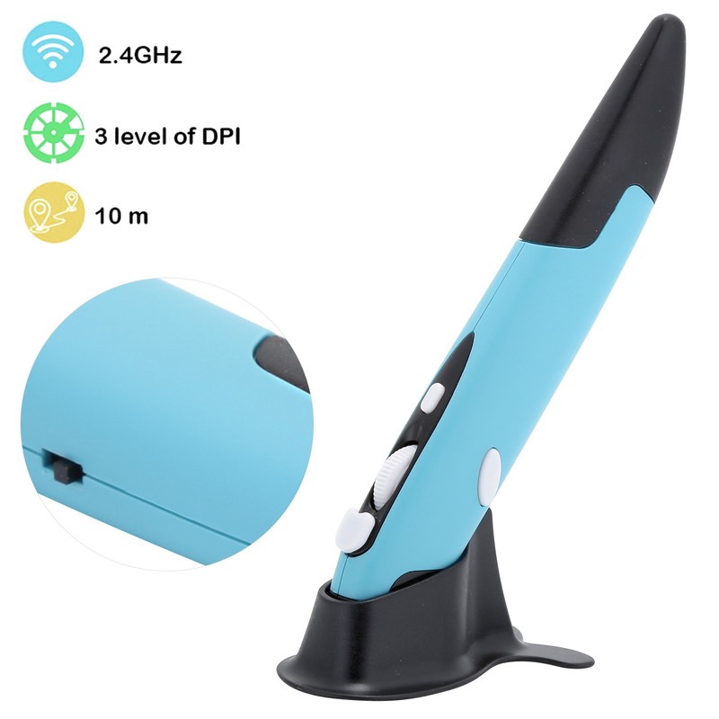 Mouse Pen Optical USB Wireless Notebook Computers Desktop Smart TVs