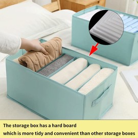 FUNKID socks Organizer, Foldable Drawer Organizer for panties or Socks, 24 Cell (Khaki)