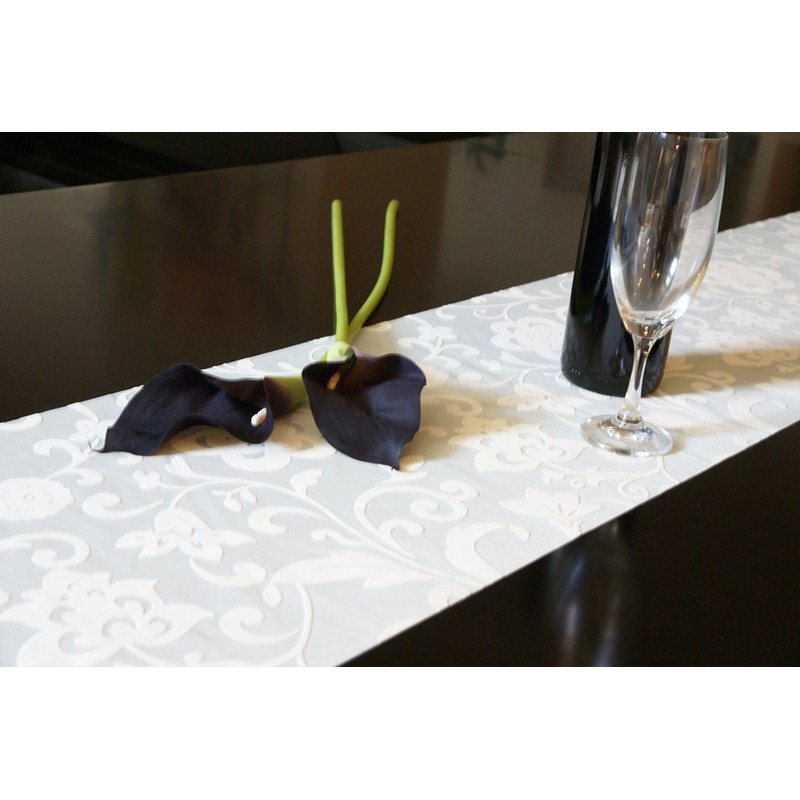 Towa Sangyo DECOOR Table Runner Interior Cloth Ambience Green