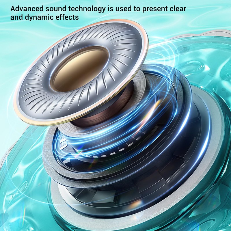 Wireless Mood Lamp with Bluetooth Speaker, Night Light for Home