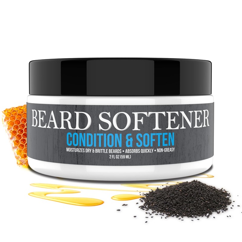 Uncle Jimmy Beard Softener, Conditioning Balm for Men | Hydrates,