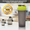 The Scoopie Supplement Container, Scoop Funnel System for Pre Workout