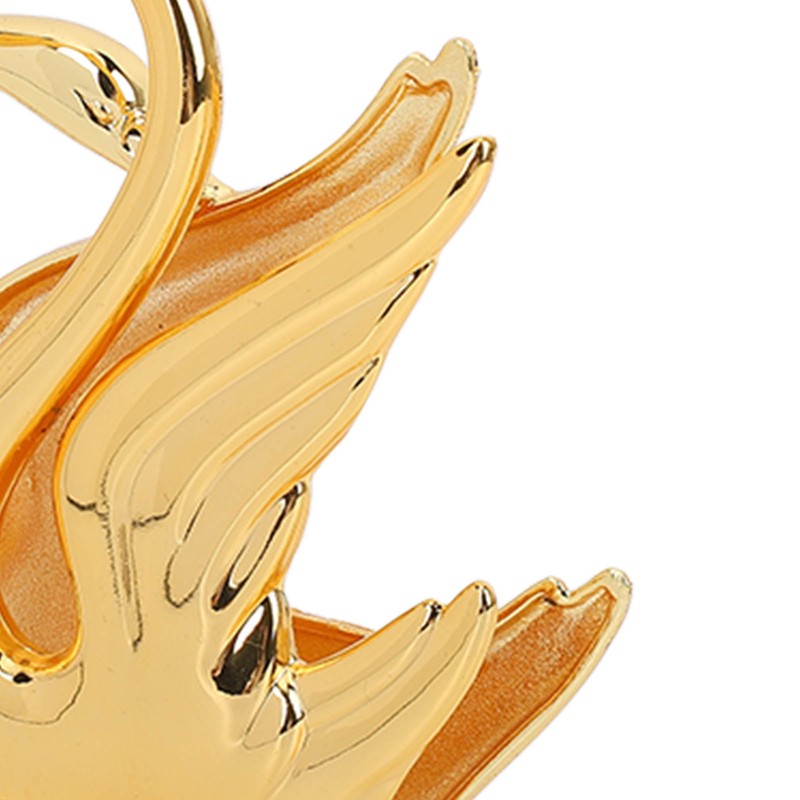 Swan Napkin Holder Golden Swan Design Rustproof Alloy Elegant Style