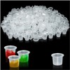 Yuronam 300PCS Medium Tatoo Ink Caps Plastic Pigment Cups for
