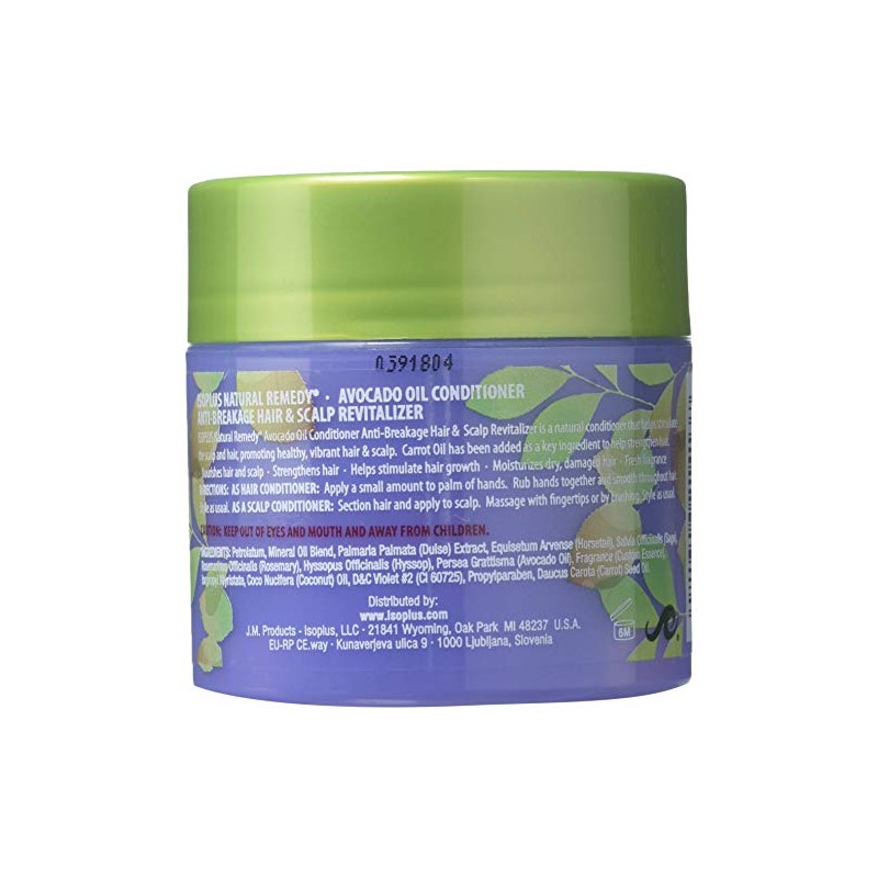 Isoplus Natural Remedy Avocado Oil Conditioner, 4 Ounce