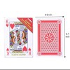 DKAOVH Jumbo Playing Cards, Oversized Playing Cards, giant playing cards,