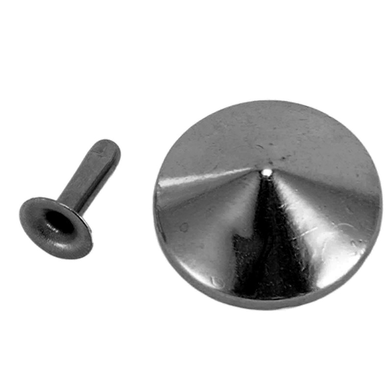 100pcs Mushroom Rivets Multipurpose Double Cap Mushroom Rivets for Belts