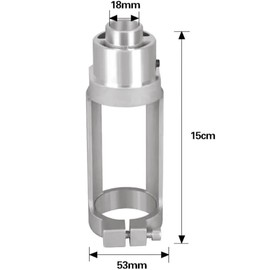 SOCOJE Square Hole Drill Bit Adapter, Cast Aluminum Woodworking Square Hole Drill Bit Adapter Fixed Bracket for Hand Electric Drills Easy Installation Durable Woodworking Tool