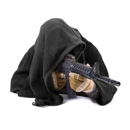 Rothco Sniper Veil Scarf, Black