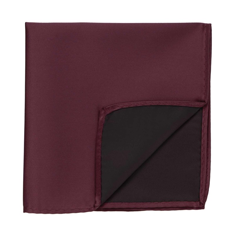 tiemart Wine Premium Pocket Square, Cocoa Bean