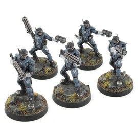 War World Gaming Law Enforcement Officers Miniatures Enforcer 4-28 mm Heroic Mass Tab Sci-Fi Futuristic Apocalyptic Figures Model Building Model Painting Police War Game Tabletop RPG