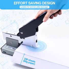 Heavy Duty Stapler,240 Sheet High Capacity Large Stapler with Staple Remover and 4000 Staples,Nextlifei Effortless Industrial Staplers,Easy to Load Heavy-Duty Staples,for Home ,Booklet ,Commercial Use