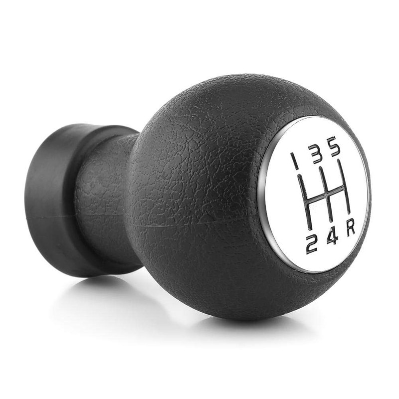 EVGATSAUTO 5 Speed Gear Shift Knob with Shift Lever for