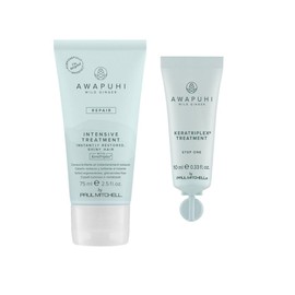 Awapuhi Wild Ginger by Paul Mitchell KeraTriplex Treatment (4-Pack), Ideal For Dry, Damaged + Color-Treated Hair