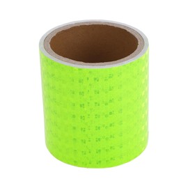 HOPESPANNER Universal 9.84ft x 3.94In Air-Release Adhesive Pinstripe Tape Reflective Automotive Pinstriping Tape PVC Fluorescent Green