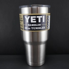 Yeti Rambler 30oz Tumbler w/ Magslide Lid, Stainless Steel, NEW