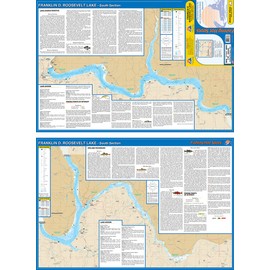 Franklin D. Roosevelt Lake Fishing Map, Washington