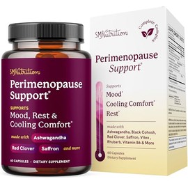 Perimenopause Support Supplement for Women – Hormonal Balance, Hot Flash & Night Sweat Relief, Natural Herbal Formula