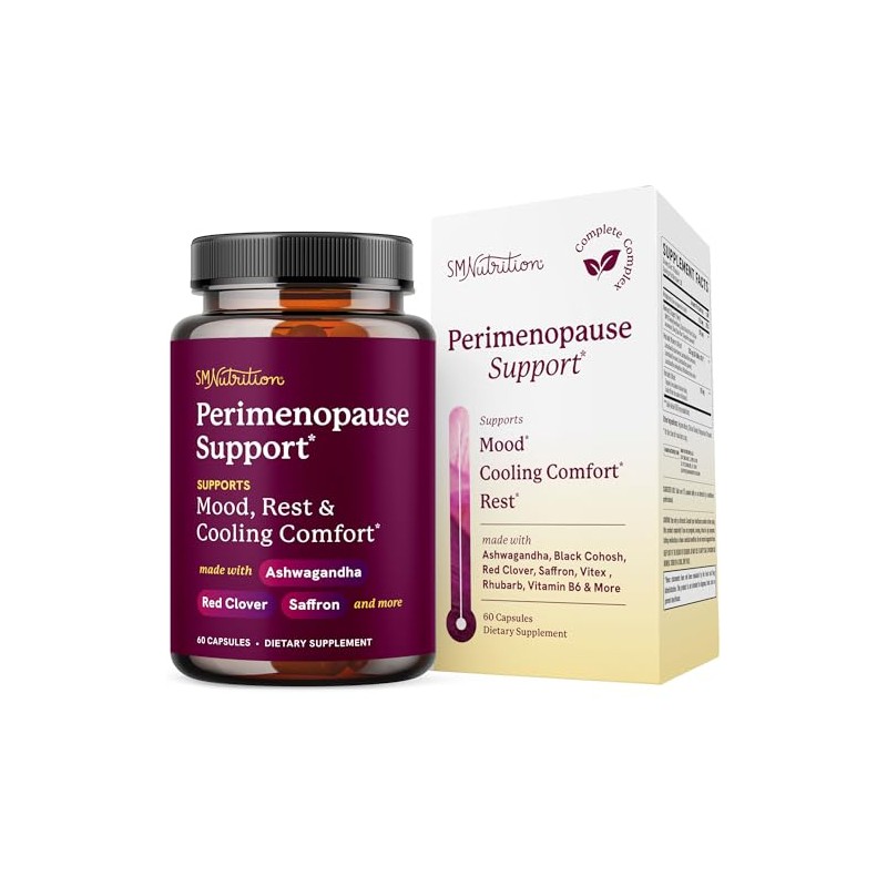 Perimenopause Support Supplement for Women – Hormonal Balance, Hot Flash