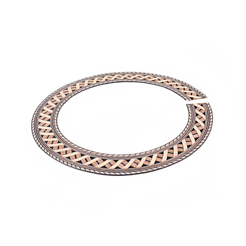 SAFIGLE Wooden Guitar Rosette Curved Strips for Sound Hole Inlay