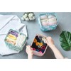 Lawei 9 Pack Mini Canvas Storage Bins - Collapsible Canvas