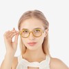 YTDBNS Reading Glasses for Women Retro Round Blue Light Blocking
