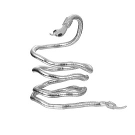 JewelryWe Jewellery Snake Bracelet Necklace Flexible Bendable Snake Chain Wrap Bracelet Twistable Adjustable Chain Cuff Bangle Hair Accessories for Men and Women, Alloy, Egyptians