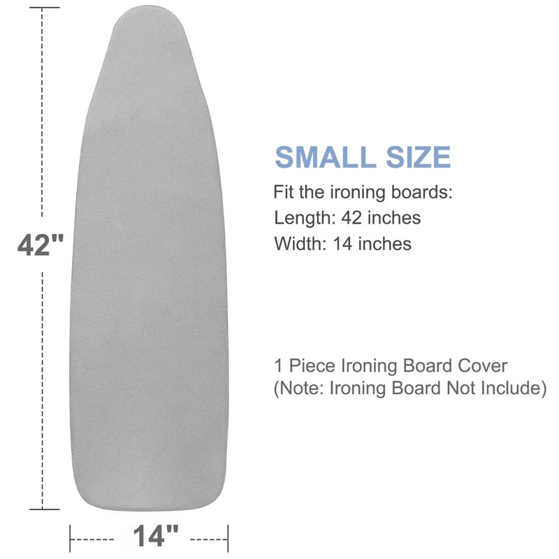 14x42 Inch Over-The-Door Ironing Board Cover with User-Friendly Design, Heavy-Duty