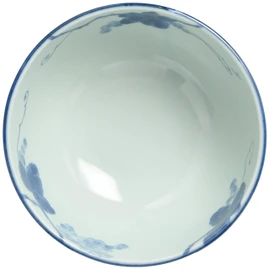 Mino Ware 131-1221 Lightweight 5.0 Bowl with Indigo Dyed Grapes
