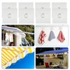 ZUYIST Pack of 8 Piping Strips Hooks for Awning Caravan