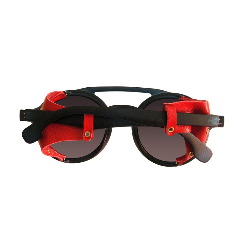 Small River sxpi01 steampunk anteojos de sol polarizadas, Azul, M