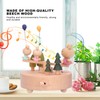 Wooden Seesaw Music Box Handicraft Home Decoration Desktop Ornament Valentine's