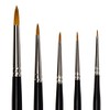 Anna Mason Synthetic Watercolour Brush Set of 5
