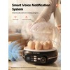SUSTEAS Rapid Egg Cooker 9 Eggs, Soft, Medium, Hard Boiled,