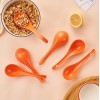 HANSGO Porcelain Soup Spoons Set of 6 Ceramic Chinese Soup