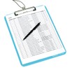 Herlitz Easy Orga To Go Clipboard, DIN A4, Transparent Blue