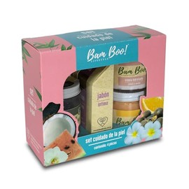 Set Cuidado de la Piel Bam Boo! Lifestyle 4 pzas (Crema Sandía c/ Exfoliante Vainilla)