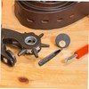 IWOWHERO Craft Leather Punch Tool Durable Metal Puncher for DIY