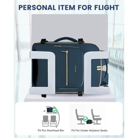 LOVEVOOK Travel Backpack, 40L Carry on Backpack with 3 Packing Cubes, 17 Inch Water Resistant Luggage Computer Daypack College Weekender Overnight Bag for Men & Women, Dark Teal