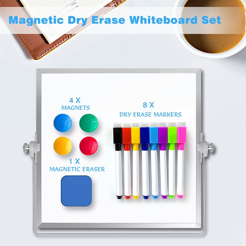 OWill Dry Erase Whiteboard, 25 X 25 cm Small Whiteboard