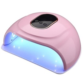 SUILU UV Nail Lamp,54W LED Nail Lamp,3 Timer Settings, Professional Gel Curing Lamp Gel Nail Lamps for Gel Polish,with 18pcs Lamp Beads,for Home Salon Nail Art Tools （Pink）