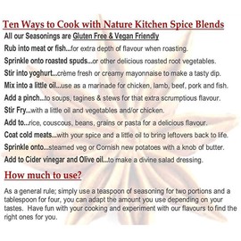 Nature Kitchen Mace Ground 50G Pot Of Seasoning Spices And Herbs. Gluten-Free and Vegan, Everyday Cooking Blends For Marinades, Sauces, Frying, Baking Or Grilling