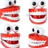 Tomaibaby 2Pcs Wind- up Toys Plastic Chattering Teeth Wind up
