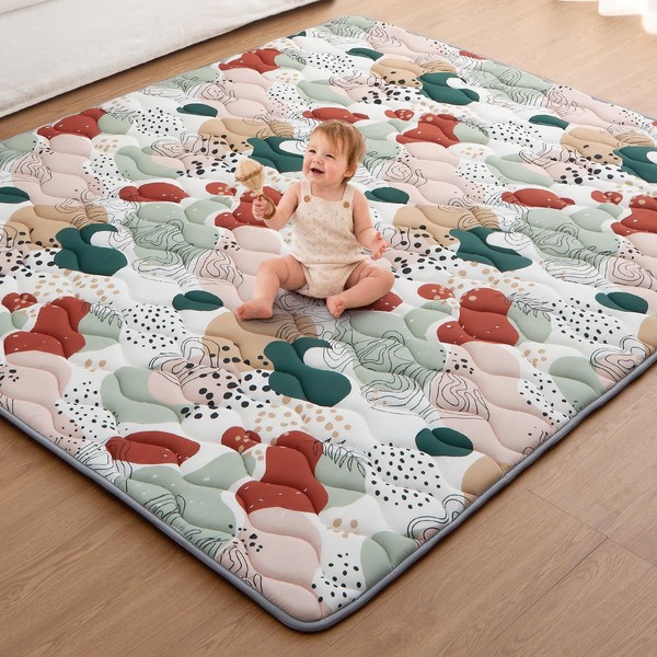 Blissful Diary Baby Play Mats for Floor, 71x59 Inch Thicker