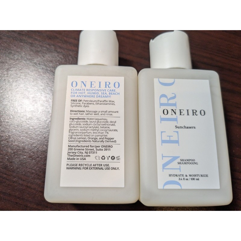 Oneiro Set Of 2 Hydrating Shampoo 3.4 Fl oz Biotin-rich