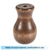 sourcing map Wood Cord Tassel, 3.5mm 9mm Hole Dia. Hanging
