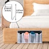 Pndeyo Bed Hanging Shoe Organizers with 3pcs Hooks, 4 Mesh