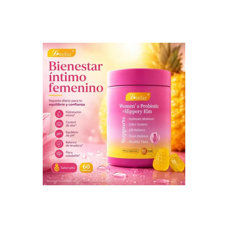 Probiótico Femenino Gomitas Womens Probiotic Gummies, 60 ct